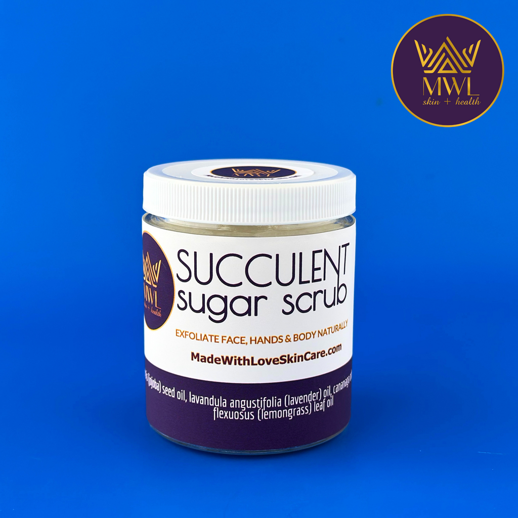 succulent sugar SUCCULENT SUGAR SCRUBS – Made With Love Natural Skin Care