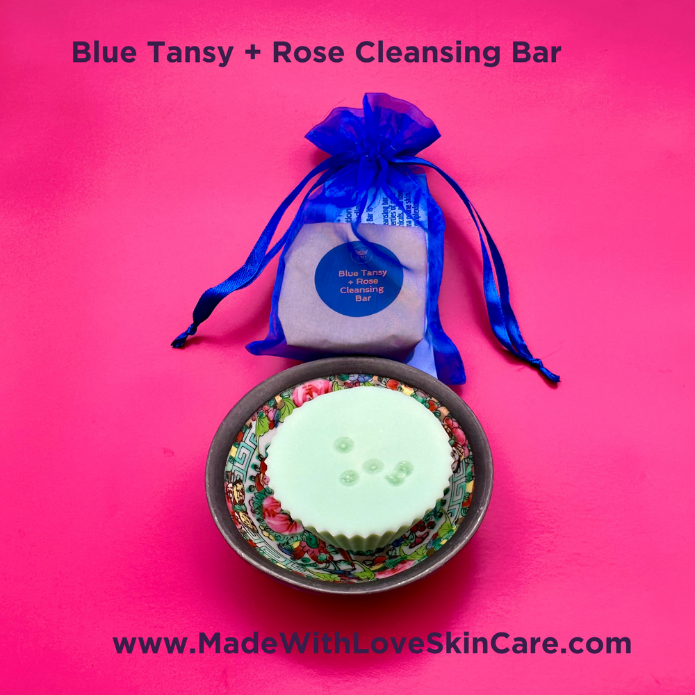 Blue Tansy + Rose Cleansing Bar: Nourish and Cleanse Your Skin Naturally