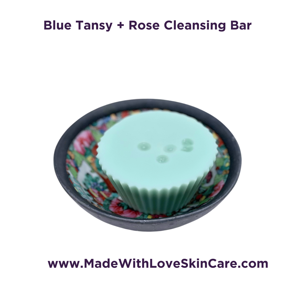 
            
                Load image into Gallery viewer, Blue Tansy + Rose Cleansing Bar: Nourish and Cleanse Your Skin Naturally
            
        
