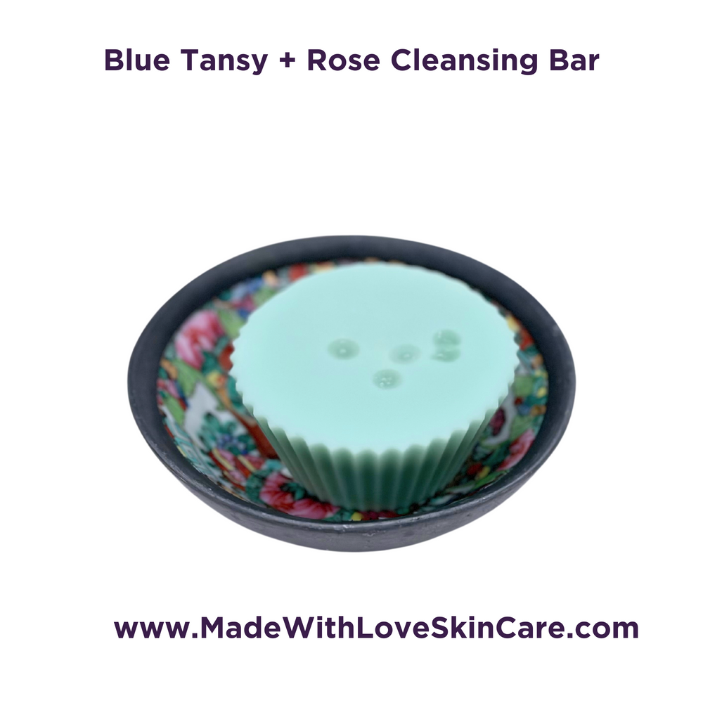 Blue Tansy + Rose Cleansing Bar: Nourish and Cleanse Your Skin Naturally
