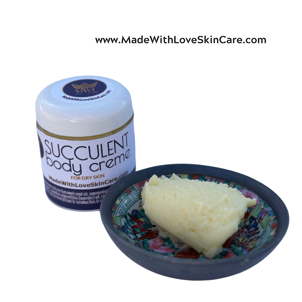 succulent skin care Succulent Body Crème – Made With Love Natural Skin Care